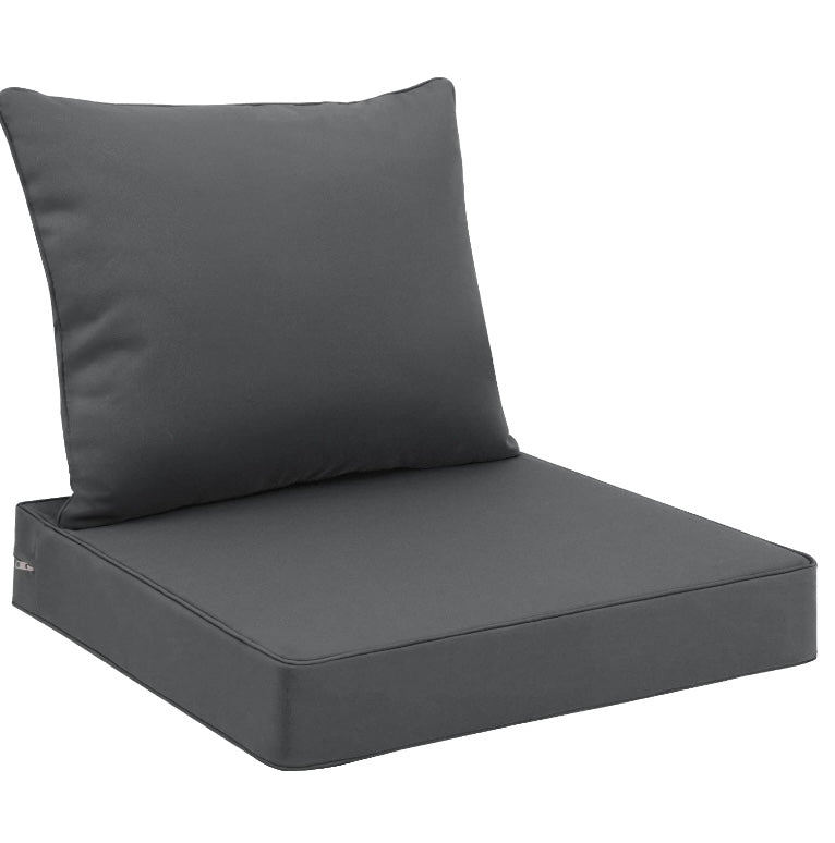 Retail Le$$ - Gray 24" deep seat cushion set