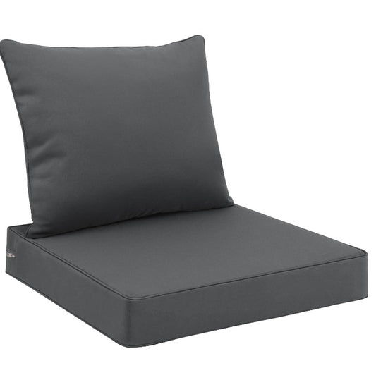 Retail Le$$ - Gray 24" deep seat cushion set