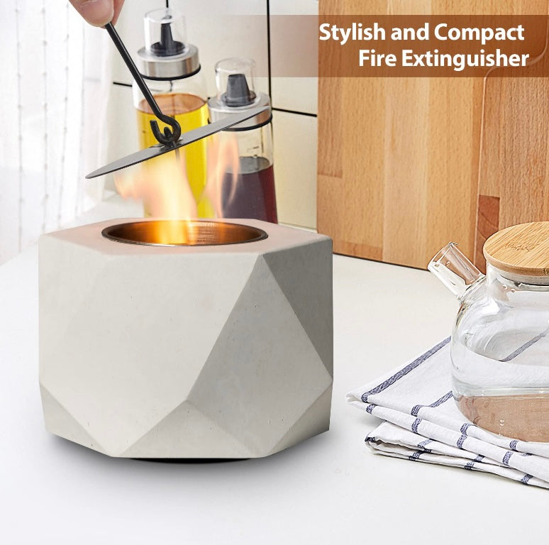 Retail Le$$ - Gray tabletop fire pit bowl