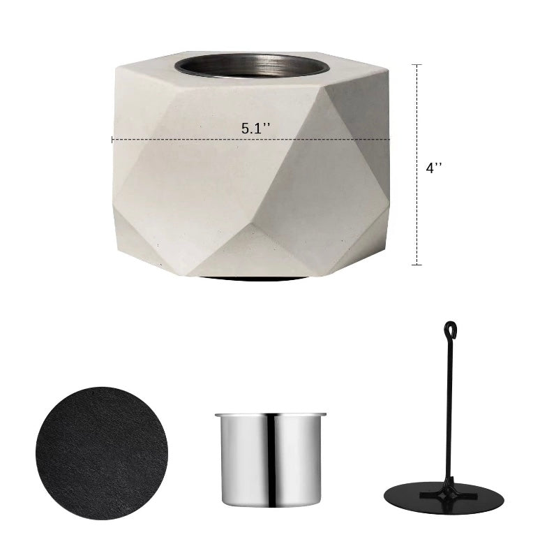 Retail Le$$ - Gray tabletop fire pit bowl