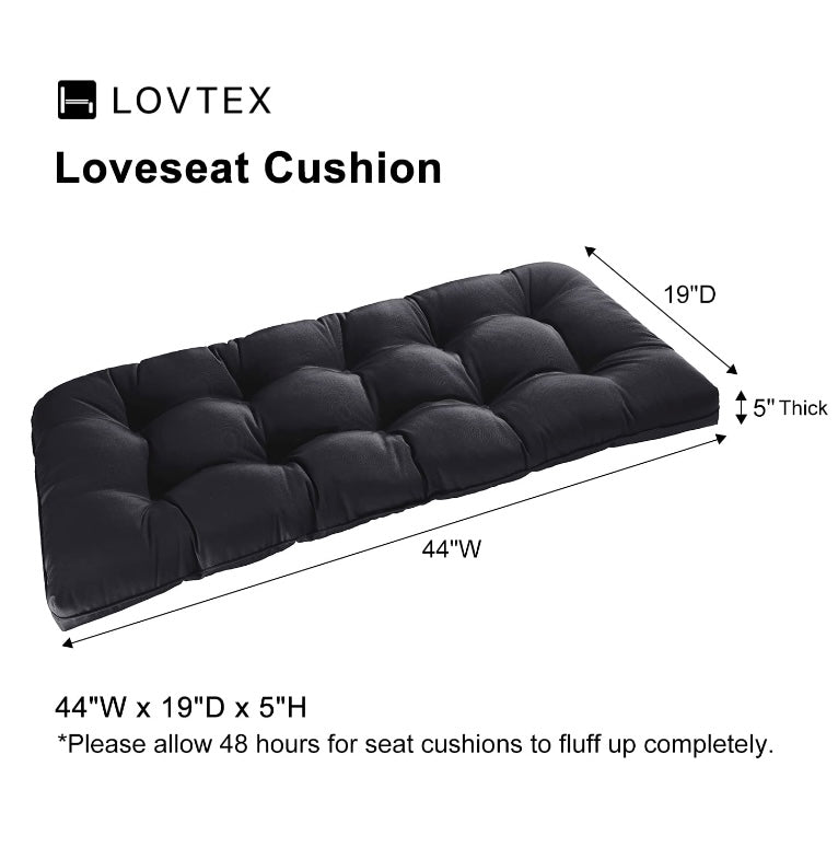 Retail Le$$ - Black bench cushion