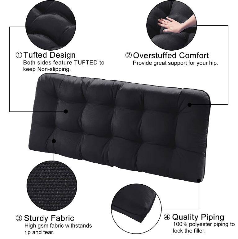 Retail Le$$ - Black bench cushion