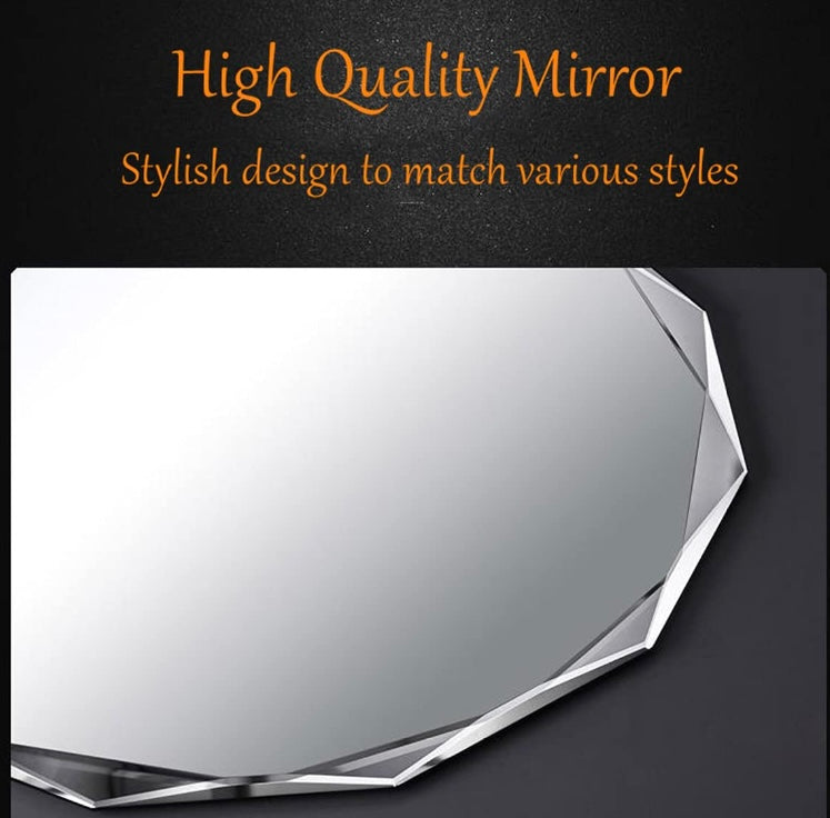 Oval Beveled Edge Wall Mirror