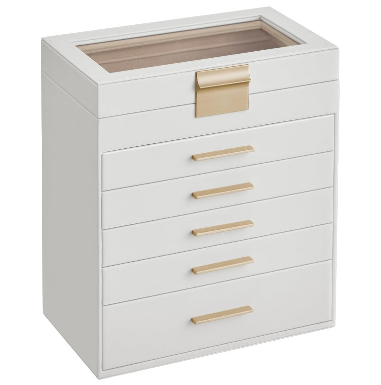 Glass Lid Jewelry Box