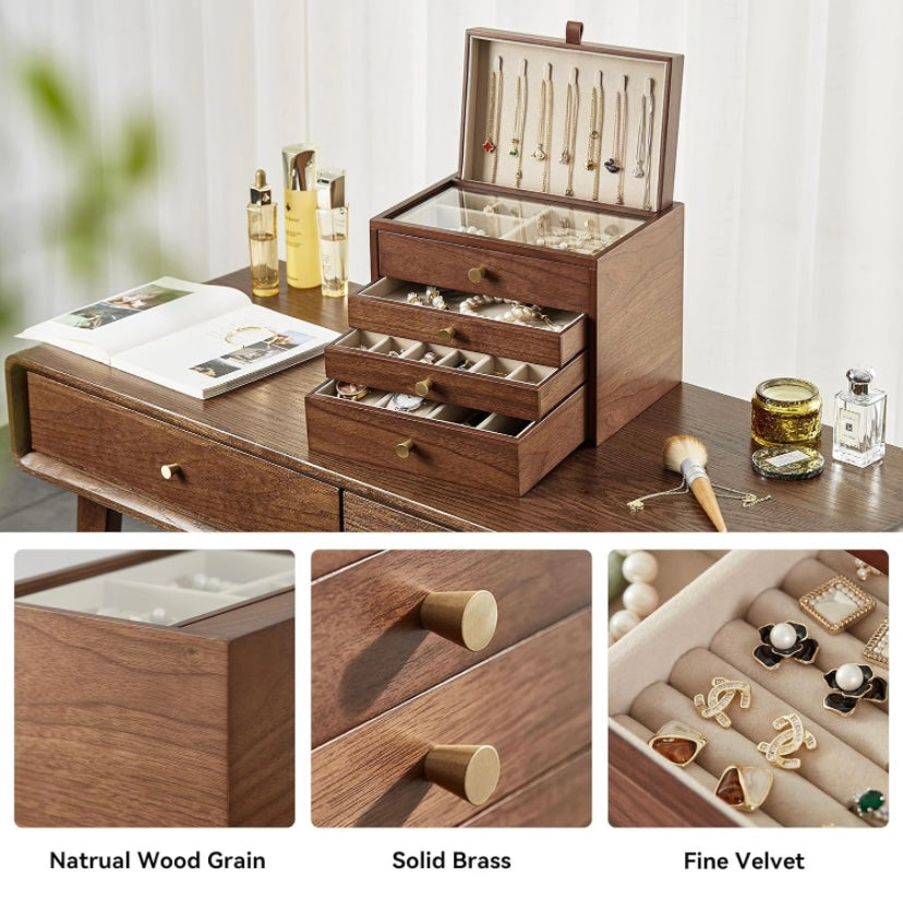 Black Walnut Jewelry Box