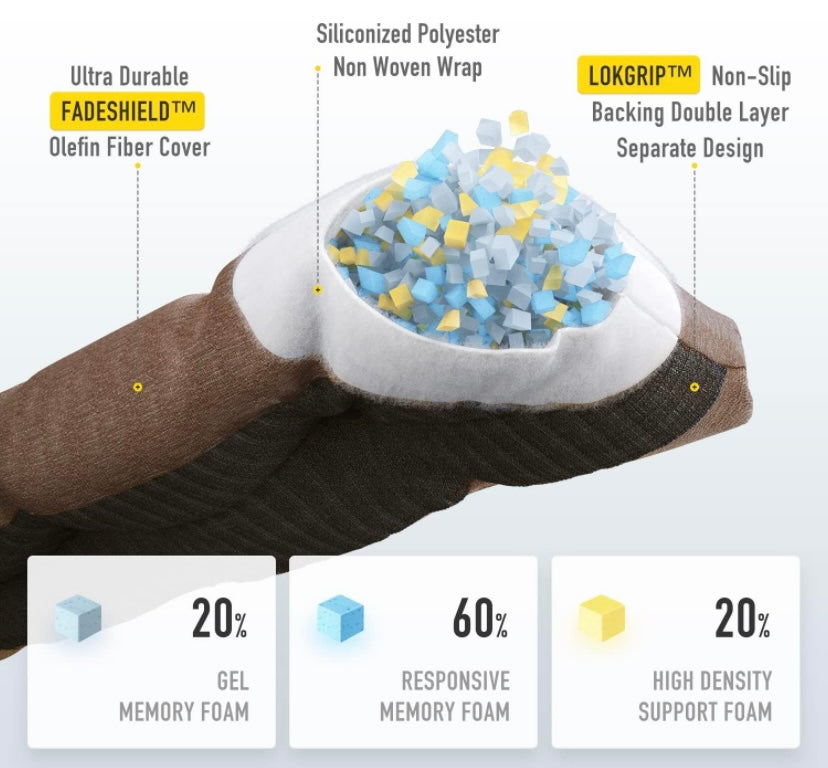 Retail Le$$ - Brown bench cushion