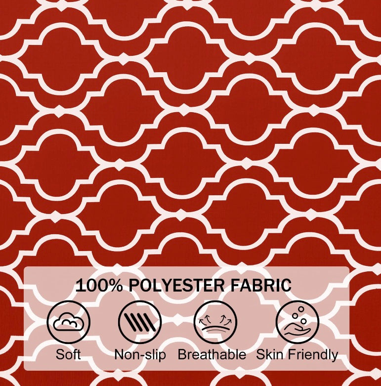 Retail Le$$ - Red White seat cushion set