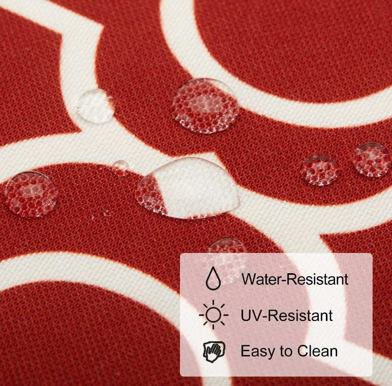 Retail Le$$ - Red White seat cushion set