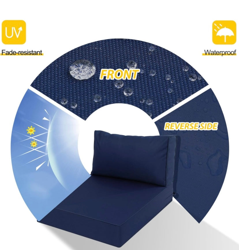 Retail Le$$ - Blue deep seat cushion set