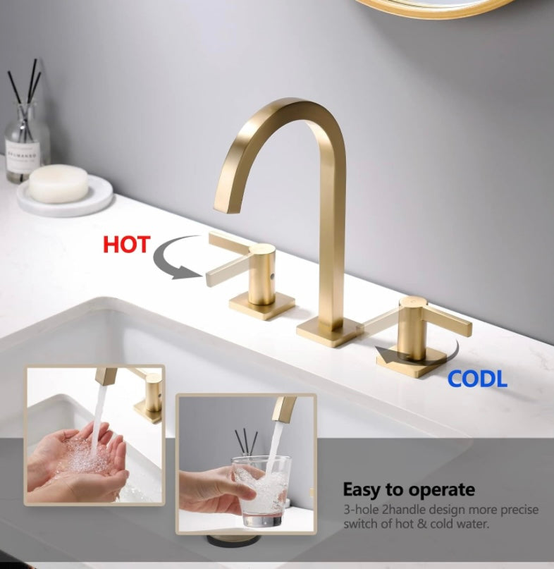 Retail Le$$ - Polished Brass bathroom faucet