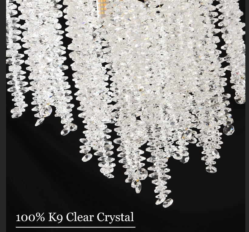 Modern Crystal Tree Branch Chandelier