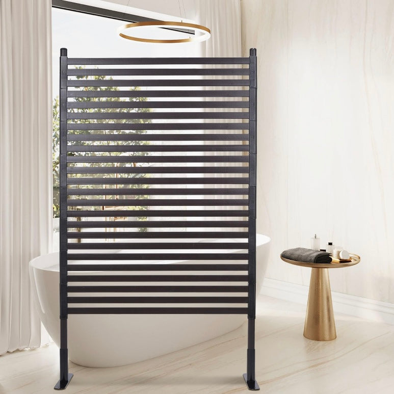 Retail Le$$ - Black metal privacy screen