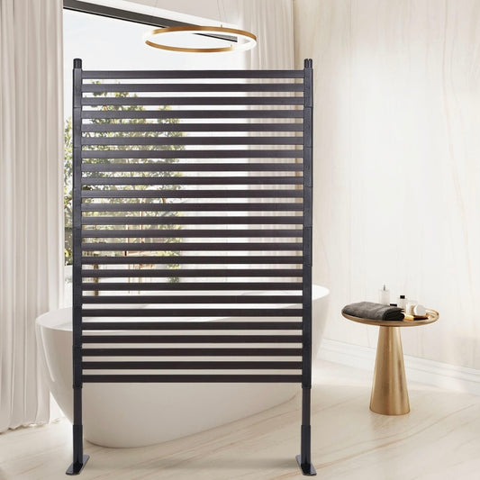 Retail Le$$ - Black metal privacy screen