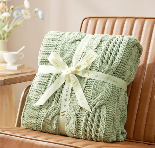 Retail Le$$ - Sage green throw