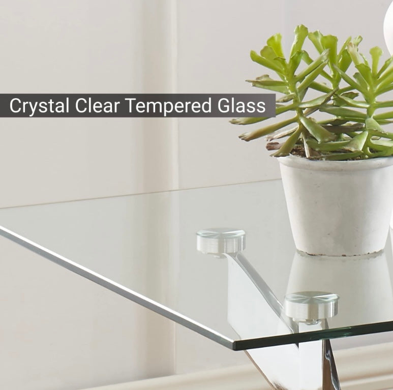 Glass Side Table