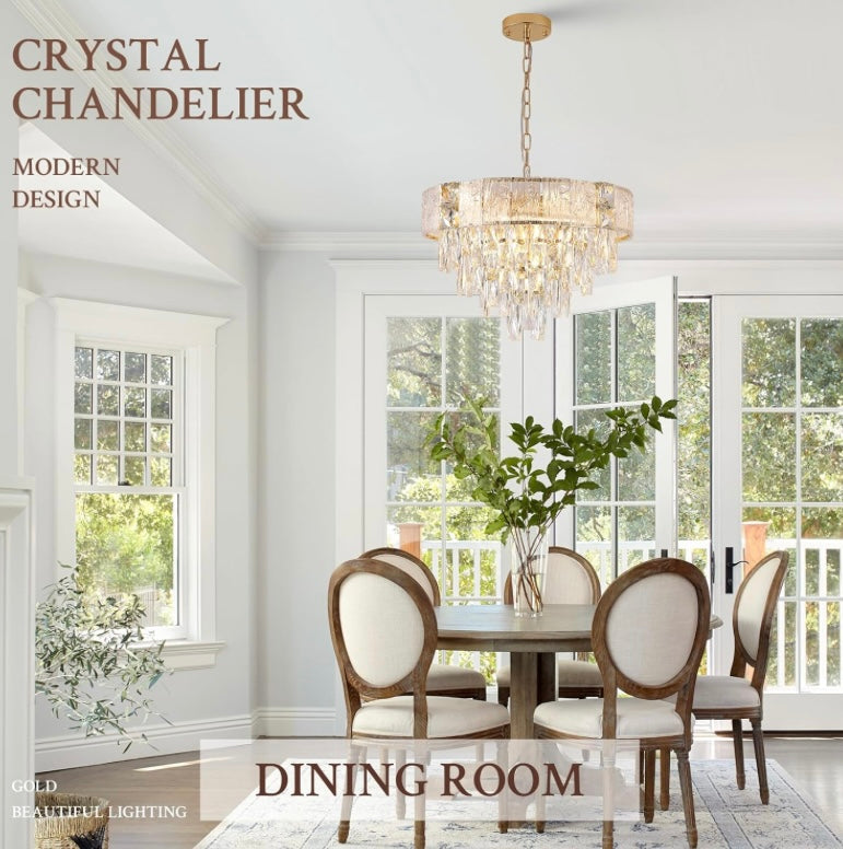 Retail Le$$-Gold-crystal-chandelier