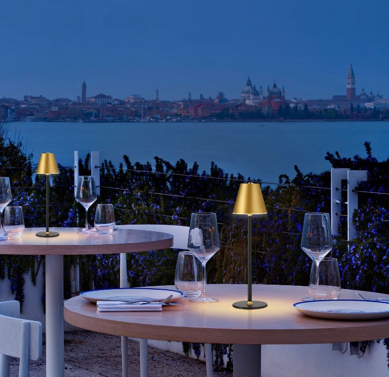 Retail Le$$ - Gold LED cordless lamps