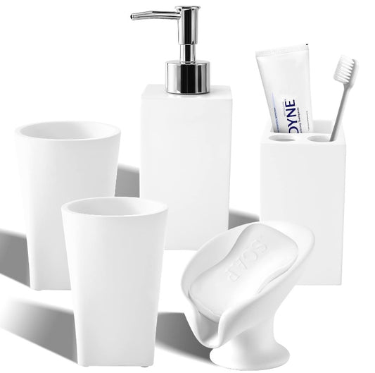 Retail Le$$ - White resin bathroom set