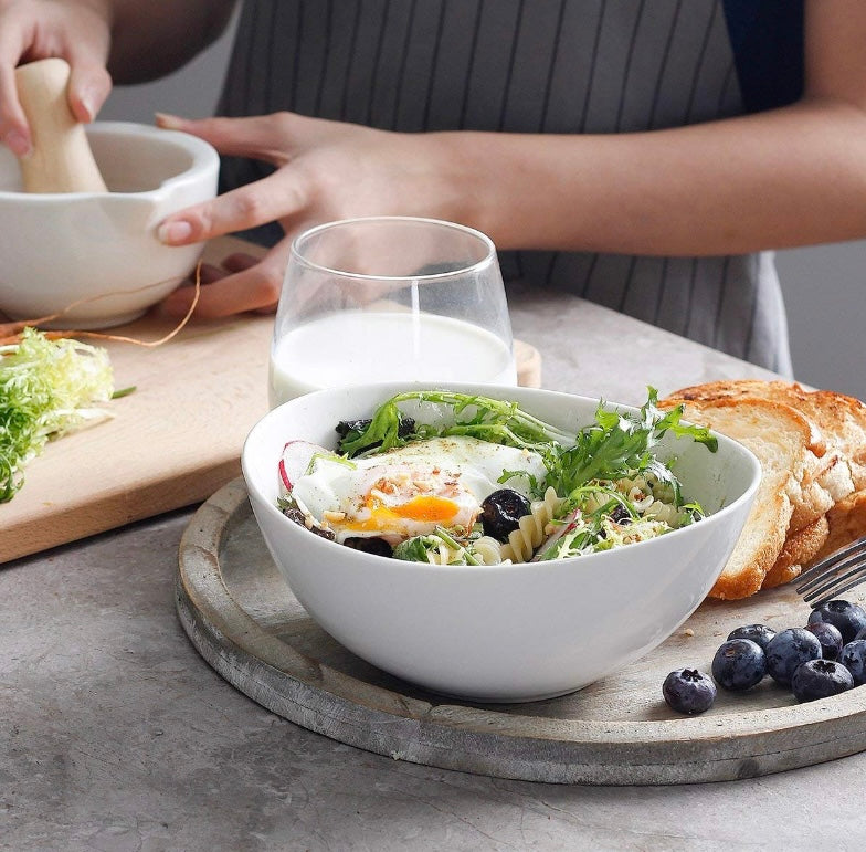 White Porcelain Bowl Set