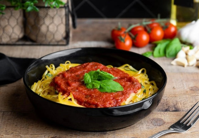 Black Pasta Bowl Set