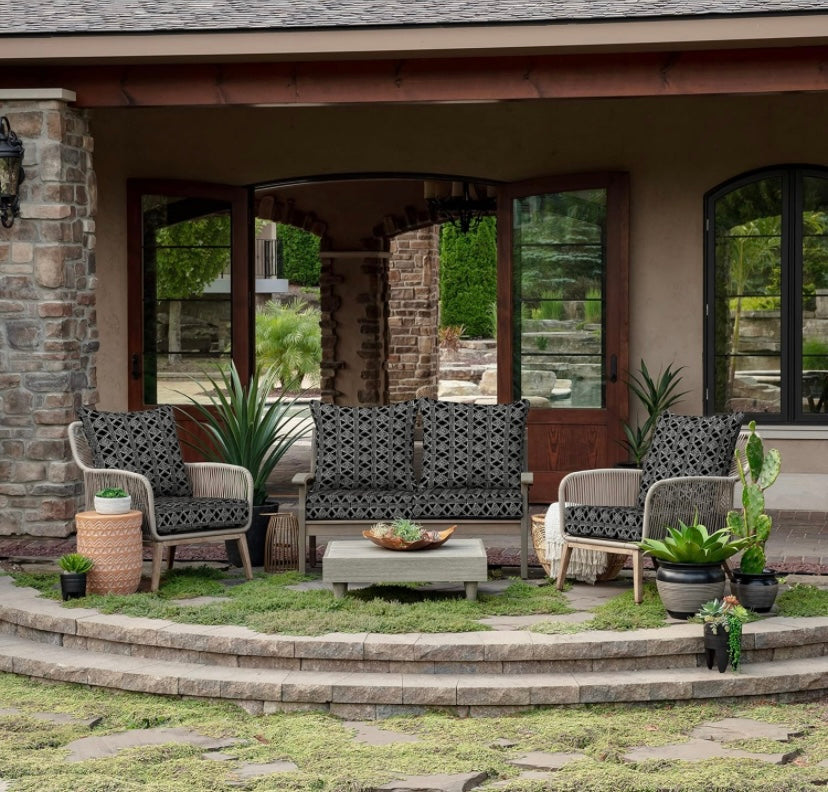 Retail Le$$ - Black white pillow cushion set