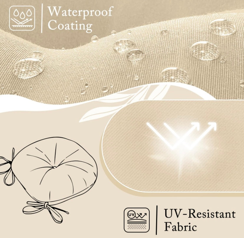 Retail Le$$ - Cream bistro chair cushion set