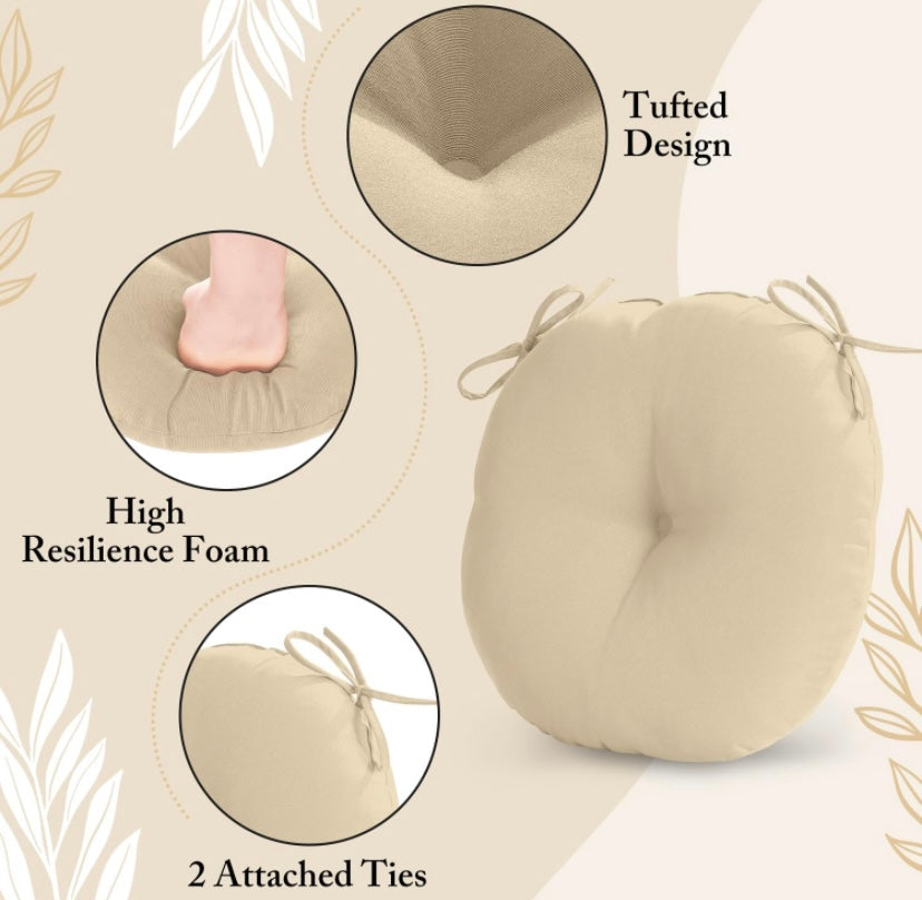 Retail Le$$ - Cream bistro chair cushion set