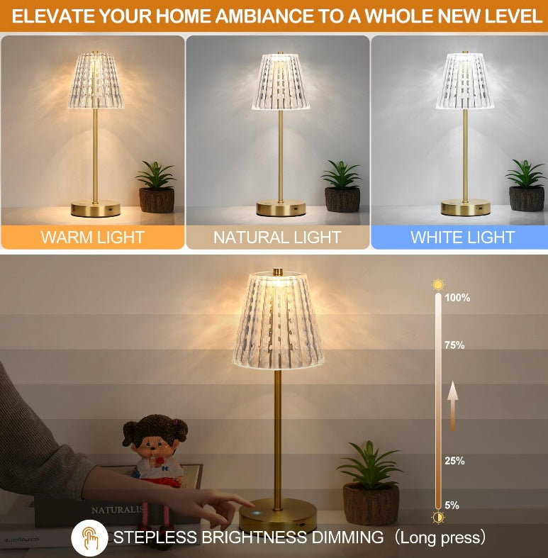 3 Mode Touch Table Lamp