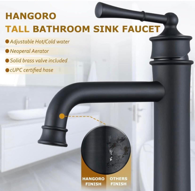 Retail Le$$ - Matte Black vessel faucet