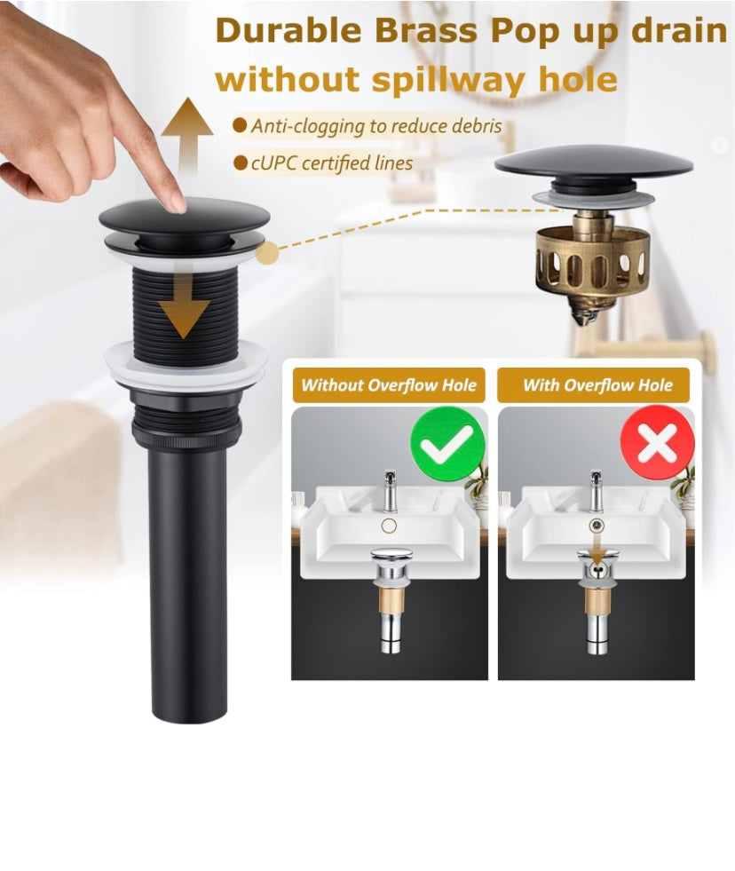 Retail Le$$ - Matte Black vessel faucet