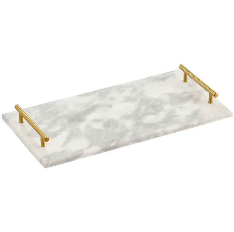 Retail Le$$ - White marble serving tray