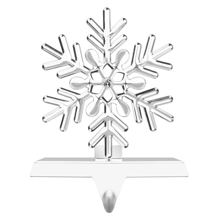 Christmas Snowflake Stocking Holder Set