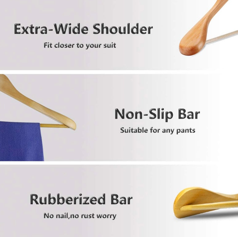 Retail Le$$-wood-hangers-30-pk