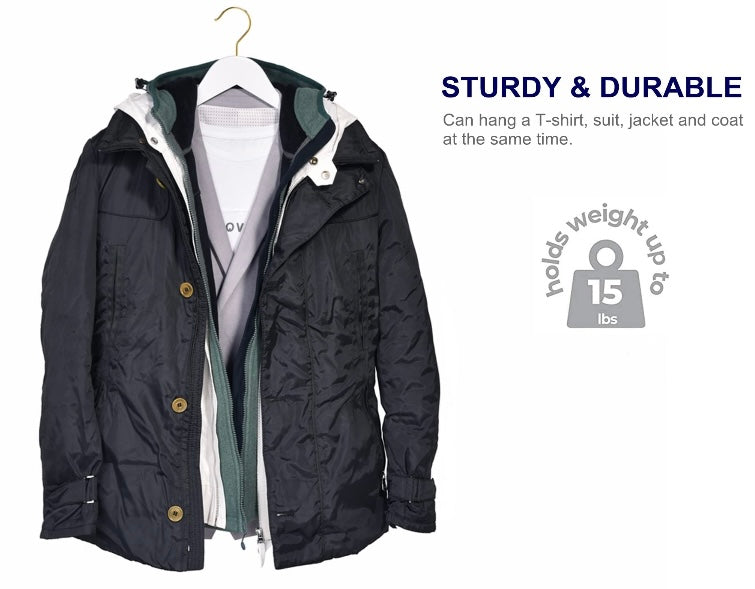 Retail Le$$ - White 24 pc wood hangers