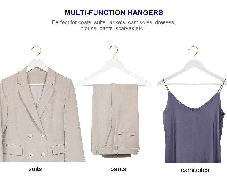 Retail Le$$ - White 24 pc wood hangers