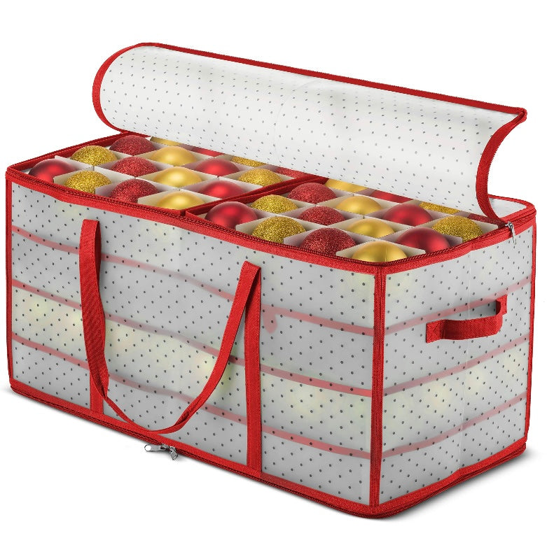 Retail Le$$ - Red plastic Christmas storage