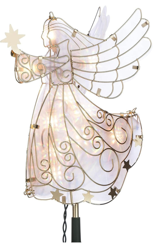 Retail Le$$ - Metal gold Christmas tree topper