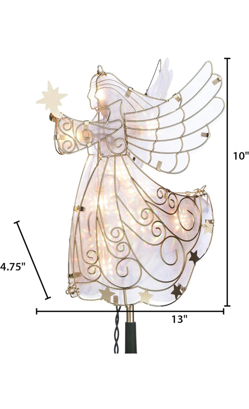 Metal Lighted Tree Topper