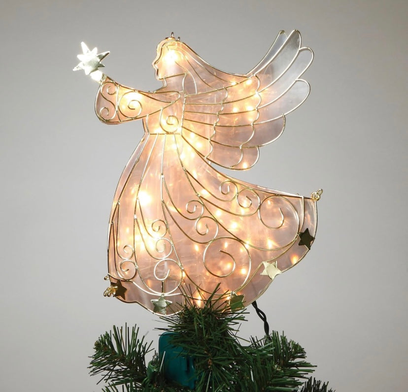 Metal Lighted Tree Topper