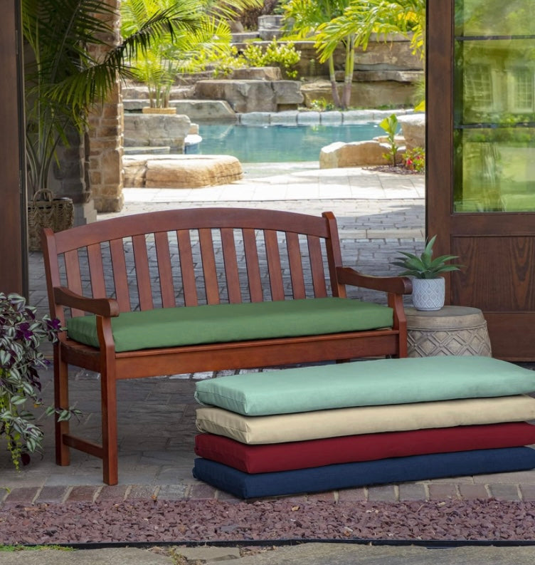 Retail Le$$ - Green outdoor bench cushion
