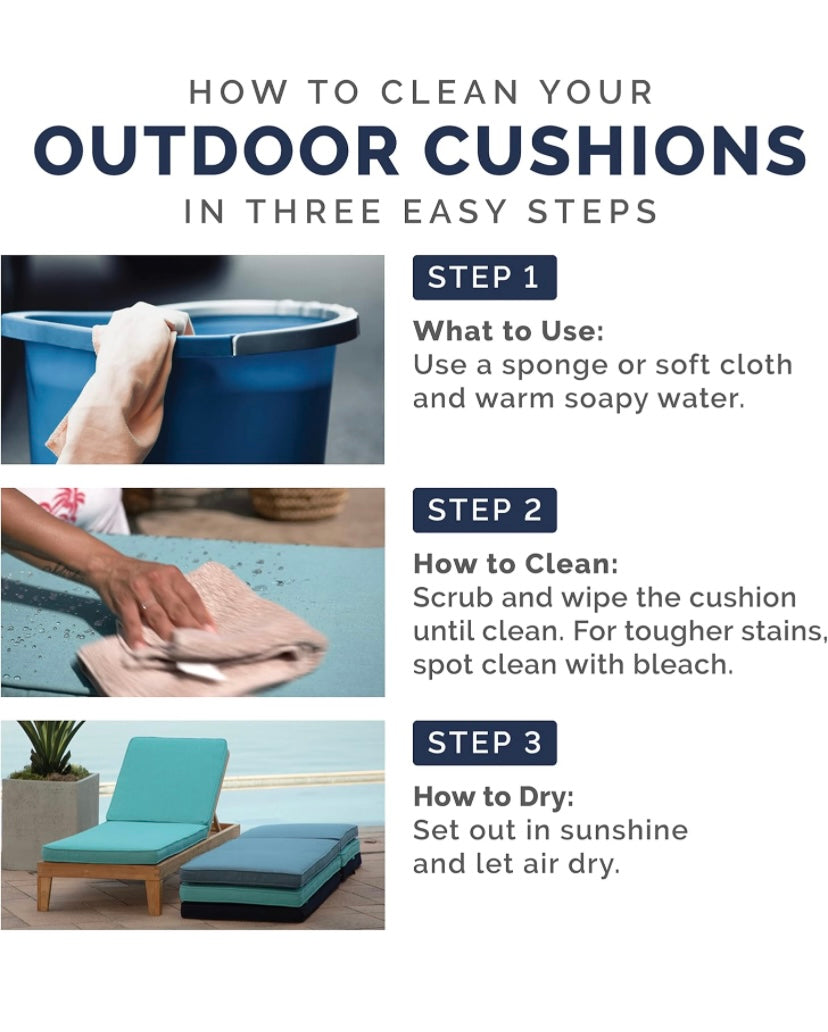 Retail Le$$ - Green outdoor bench cushion