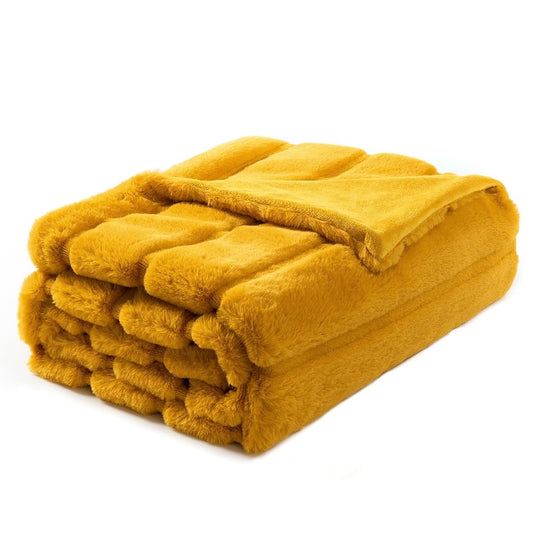 Retail Le$$ - gold throw blanket