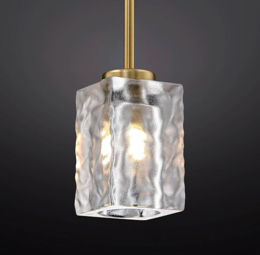 Retail Le$$-Gold-glass-pendant-light