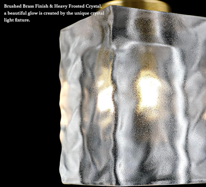 Retail Le$$-Gold-glass-pendant-light