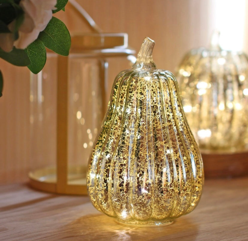 Retail Le$$ - Gold lighted pumpkin
