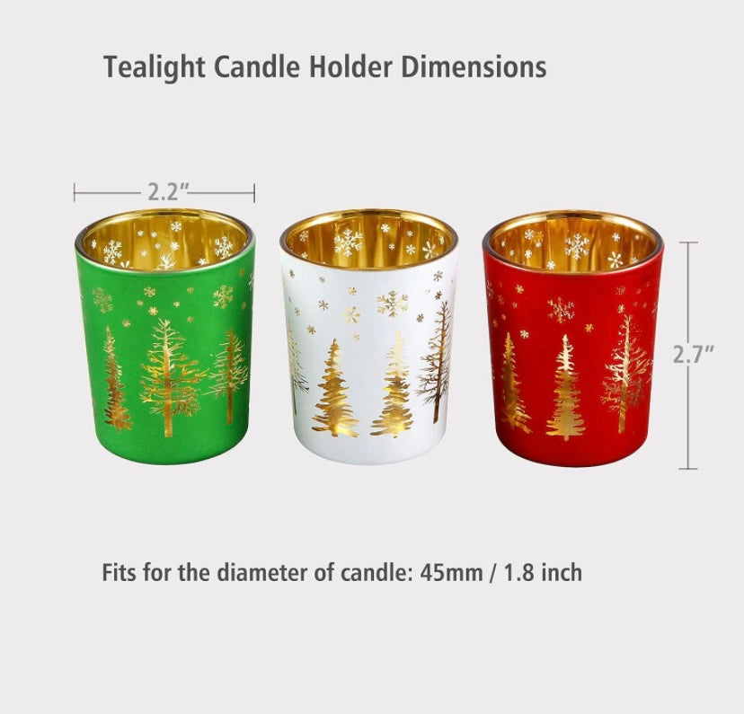 Christmas Tealight Holder Set
