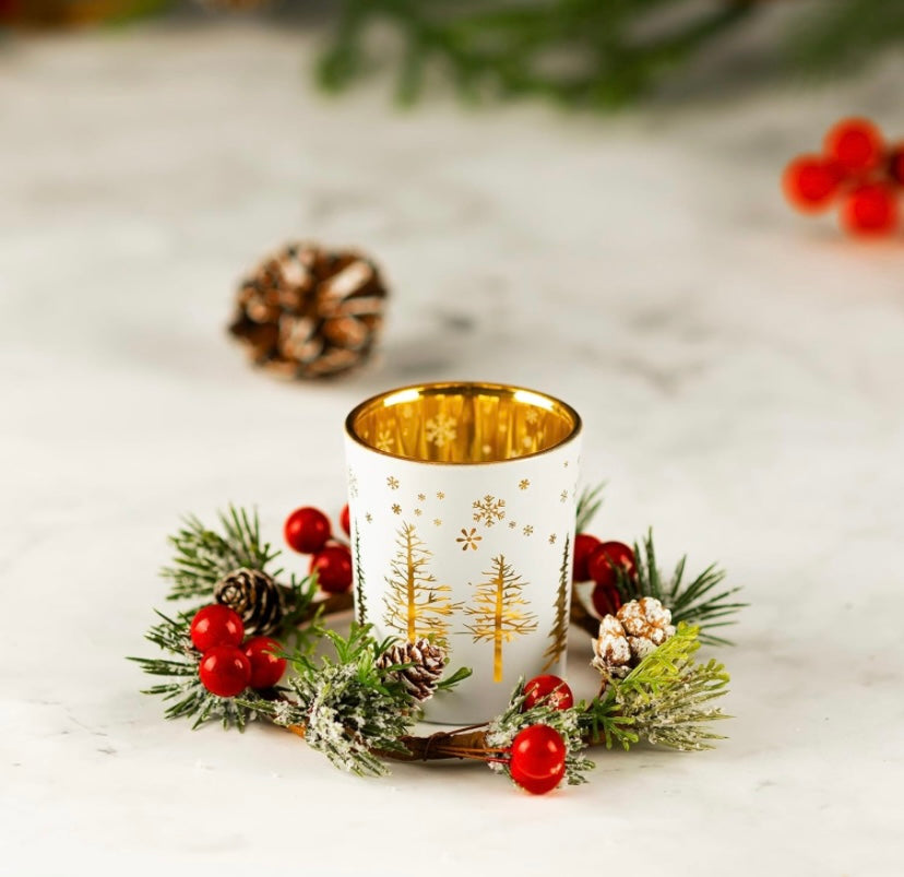 Christmas Tealight Holder Set