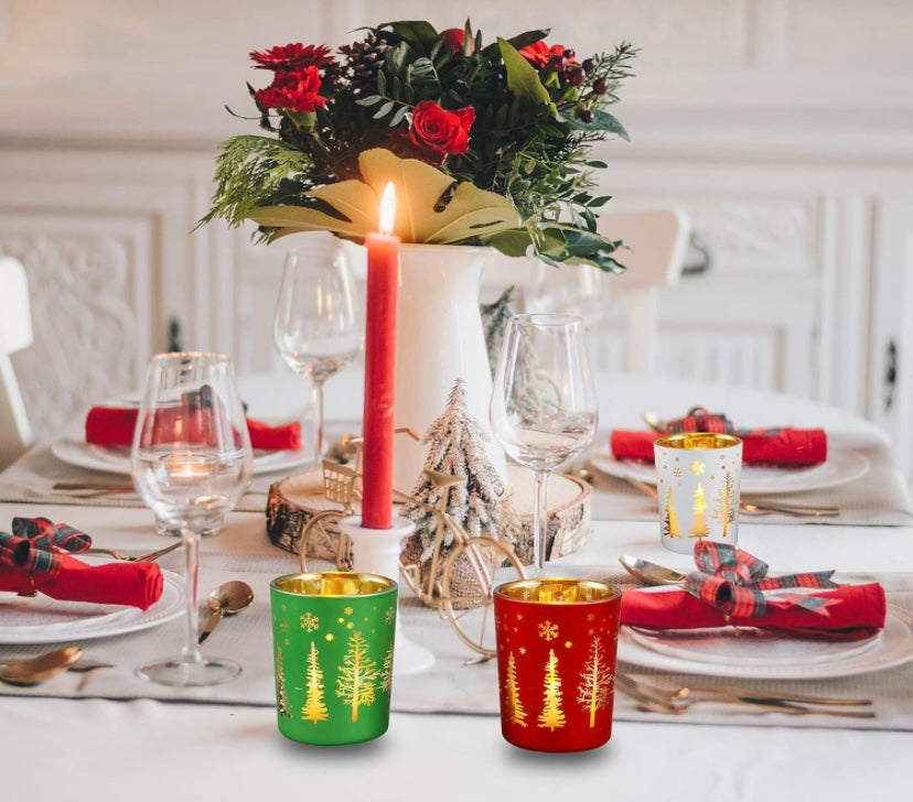 Christmas Tealight Holder Set