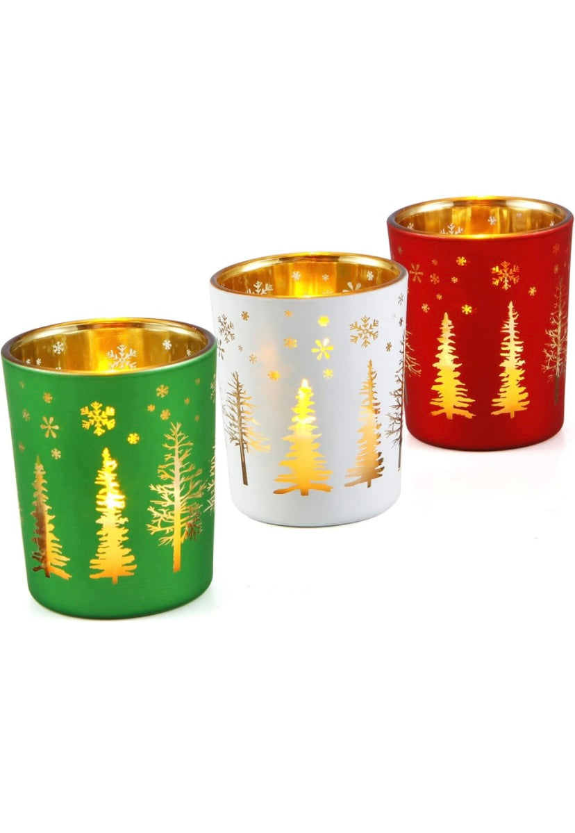Christmas Tealight Holder Set