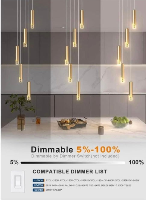 Retail Le$$-Gold-5 light-pendant-light